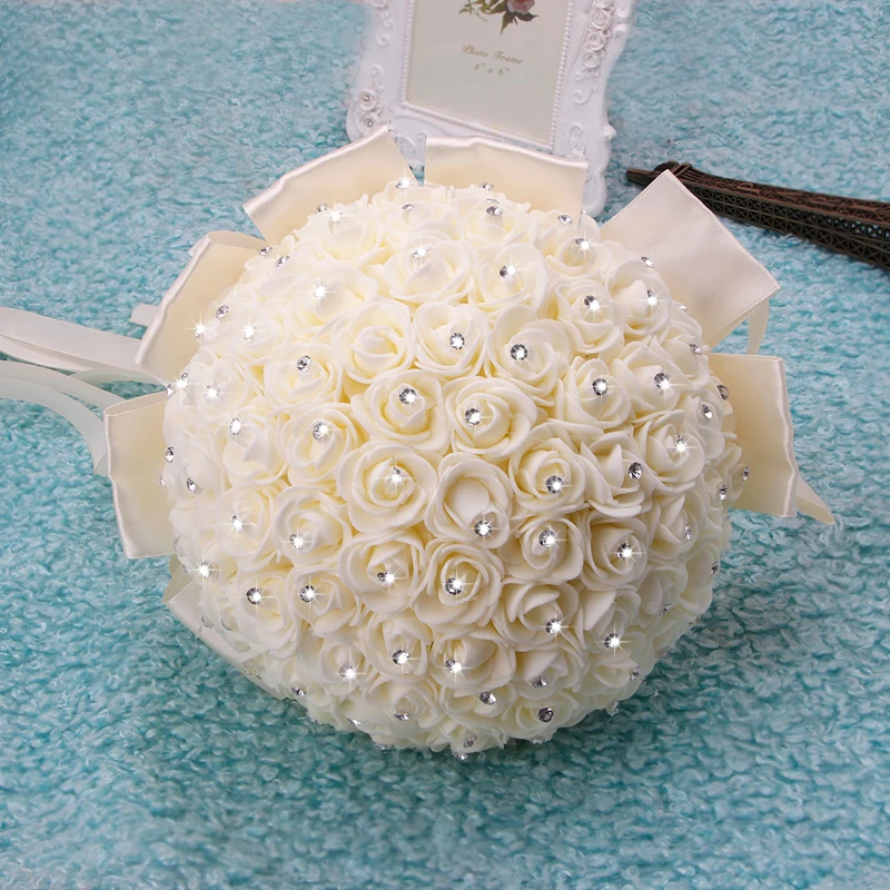 Wedding Fake Flowers Bridal Bouquets Bridesmaid Rose Centerpiece Bride Hydrangea Artificial White Lily of the Valley Supplies
Wedding Fake Flowers Bridal Bouquets Bridesmaid Rose Centerpiece Bride Hydrangea Artificial White Lily of the Valley Supplies