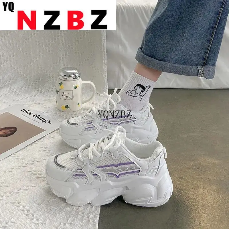 2021 Summer Women's Sneakers Fashion Trainers Casual All-Match Platform Sports Shoes Mesh Breathable Lace-Up Sneakers 
2021 Summer Women's Sneakers Fashion Trainers Casual All-Match Platform Sports Shoes Mesh Breathable Lace-Up Sneakers