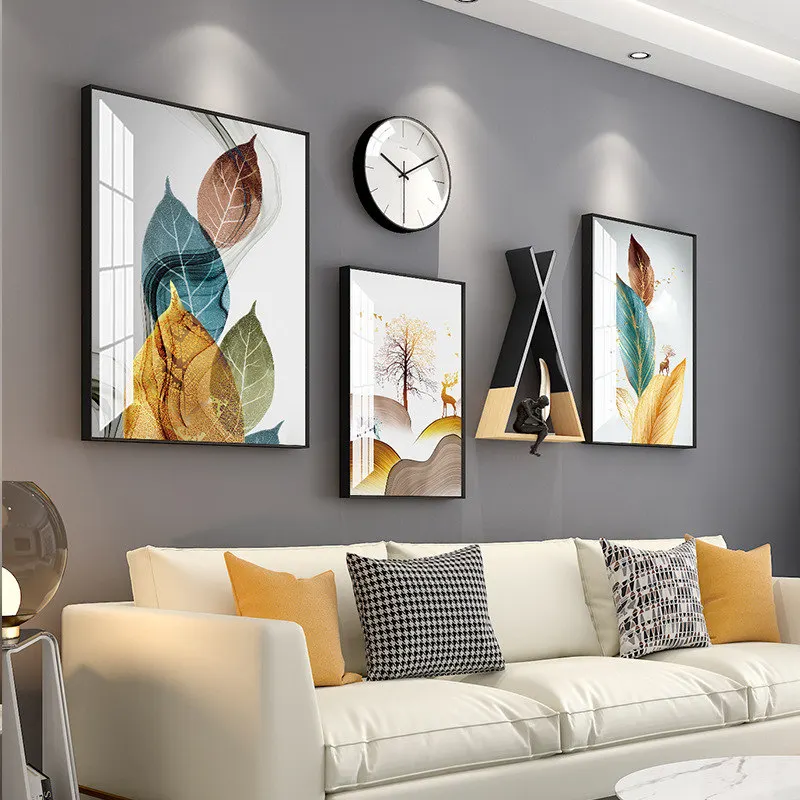 High Quality Crystal Porcelain Painting Set For Sofa Background Decoration Luxury Hanging Waterproof Picture Frame Abstract Art
High Quality Crystal Porcelain Painting Set For Sofa Background Decoration Luxury Hanging Waterproof Picture Frame Abstract Art