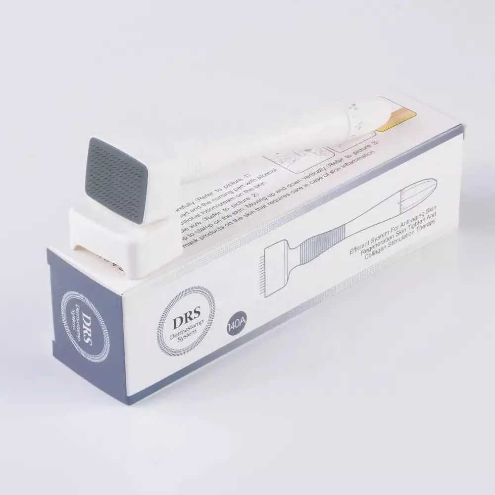 DRS 140pin Регулируемый Дерма штамп микроиглы ролик для терапии антивозрастной