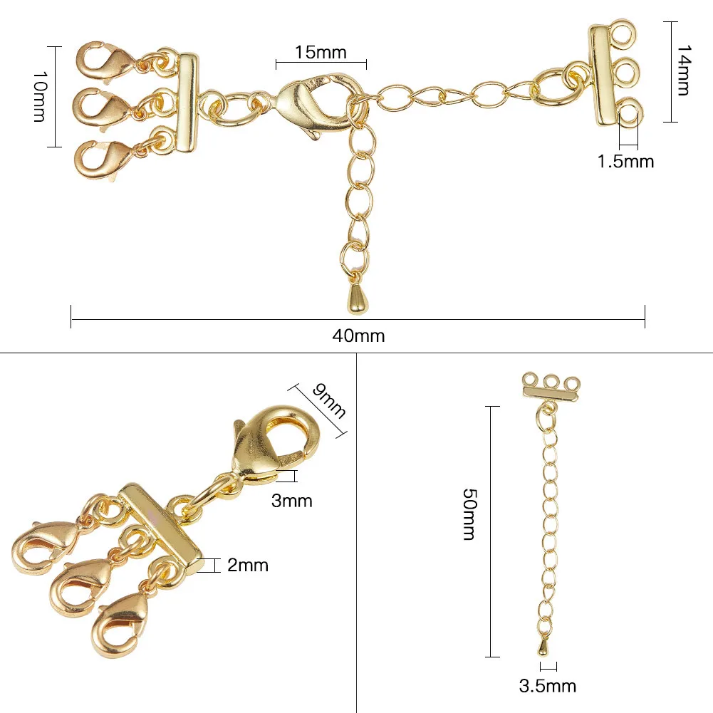 Copper tail chain 3 rows 6 hole chain fittings handmade necklace material fittings diy accessories
Copper tail chain 3 rows 6 hole chain fittings handmade necklace material fittings diy accessories