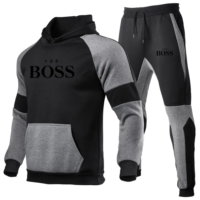 2021 Men Brand Letter printing Casual Sets Autumn New Men's Hoodies + Pants Two-Piece Tracksuit Trendy Sportswear Set Male
2021 Men Brand Letter printing Casual Sets Autumn New Men's Hoodies + Pants Two-Piece Tracksuit Trendy Sportswear Set Male