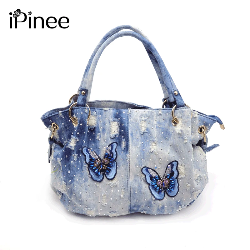 iPinee women shoulder crossbody bag female new brand casual big totes high quality denim ladies hobo messenger bag 
iPinee women shoulder crossbody bag female new brand casual big totes high quality denim ladies hobo messenger bag