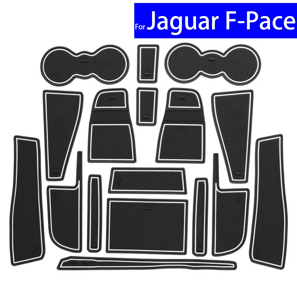 17 Pcs Non-slip Car Door Slot Mats Gate Carpets Position Cup Holder Pads For Jaguar F-Pace Door Groove Mat Free Shipping
17 Pcs Non-slip Car Door Slot Mats Gate Carpets Position Cup Holder Pads For Jaguar F-Pace Door Groove Mat Free Shipping