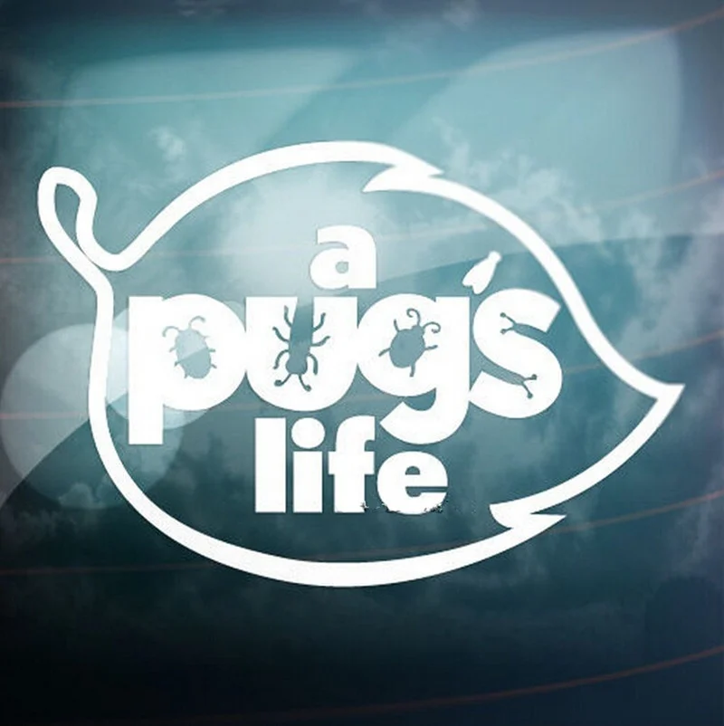 A PUG'S LIFE Funny Sticker,Window,Bumper Vinyl Decal Sticker 10x15cm 
A PUG'S LIFE Funny Sticker,Window,Bumper Vinyl Decal Sticker 10x15cm