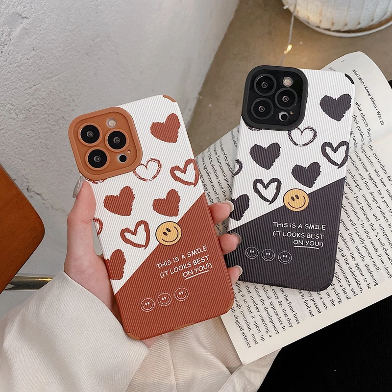 Love Heart Smile Camera Protection Phone Case For iPhone 13 Pro Max 11 12 Pro Max X XR XS Max 7 8 Plus SE 2020 13 Soft TPU Cover
Love Heart Smile Camera Protection Phone Case For iPhone 13 Pro Max 11 12 Pro Max X XR XS Max 7 8 Plus SE 2020 13 Soft TPU Cover