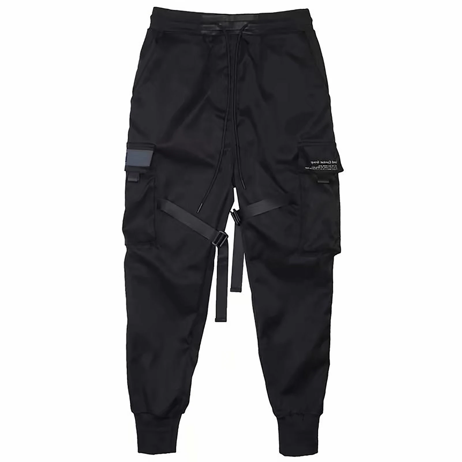 2020 Men Fashion Drawstring Cargo Pants Multi Pockets Straps Long Ankle Tied Cotton Trousers Outdoor Fitness Casual Pencil Pants
2020 Men Fashion Drawstring Cargo Pants Multi Pockets Straps Long Ankle Tied Cotton Trousers Outdoor Fitness Casual Pencil Pants