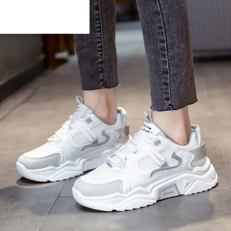 2021 Women& Chunky Sneakers Fashion Spring Platform Shoes Lace Up Breathable Mesh Women Vulcanize Shoes Round Head Dad Shoes
2021 Women& Chunky Sneakers Fashion Spring Platform Shoes Lace Up Breathable Mesh Women Vulcanize Shoes Round Head Dad Shoes