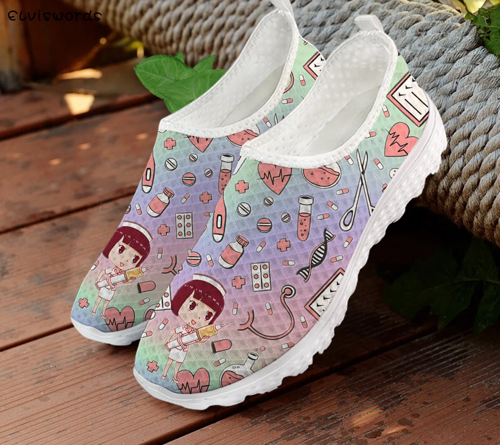 ELVISWORDS Lovely Girl Nurse Pattern Women's Comfortable Walking Shoes Fashion Ladies Flats Shoes Casual Woman's Sneakers 2021
ELVISWORDS Lovely Girl Nurse Pattern Women's Comfortable Walking Shoes Fashion Ladies Flats Shoes Casual Woman's Sneakers 2021