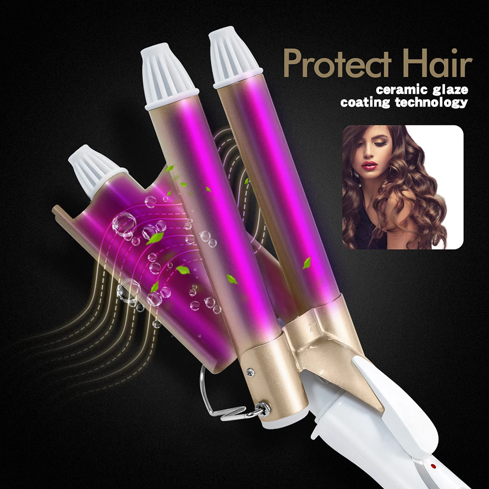 Barrel Curling Iron Wand Ceramic Fast Heating Hair Waver Curler Hair Waving Styling Tools
Barrel Curling Iron Wand Ceramic Fast Heating Hair Waver Curler Hair Waving Styling Tools