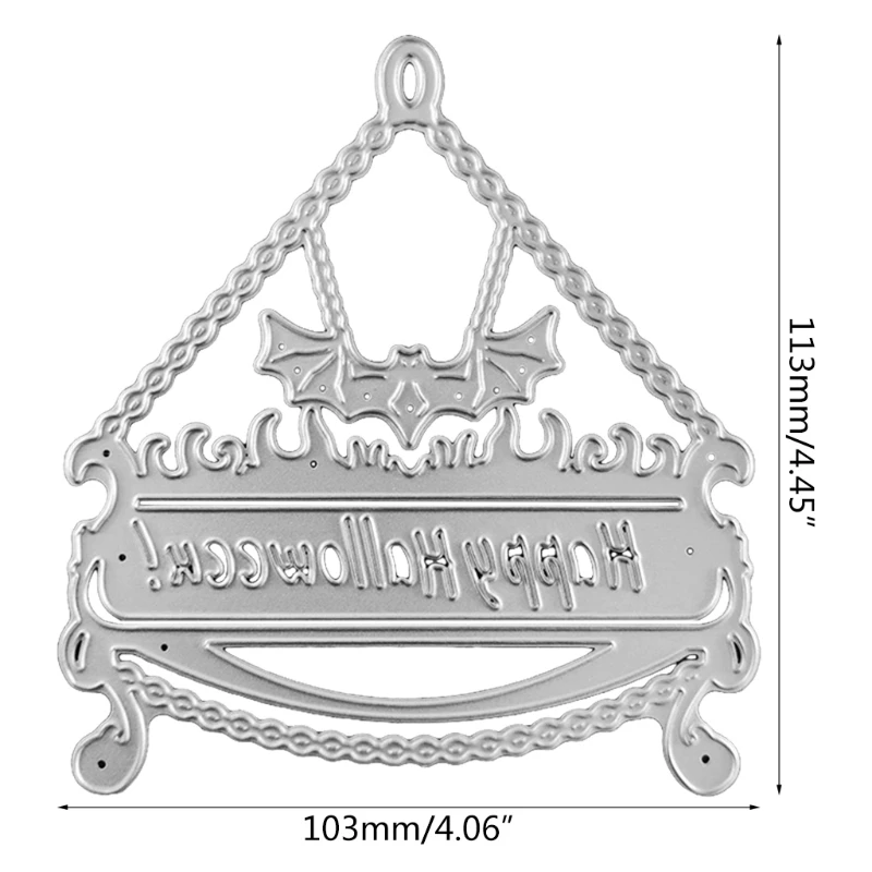 Halloween Door Hanger Bat Shaped Carbon Steel Cutting Dies DIY Scrapbooking Photo Album Embossing Paper Cards Making LXAC
Halloween Door Hanger Bat Shaped Carbon Steel Cutting Dies DIY Scrapbooking Photo Album Embossing Paper Cards Making LXAC