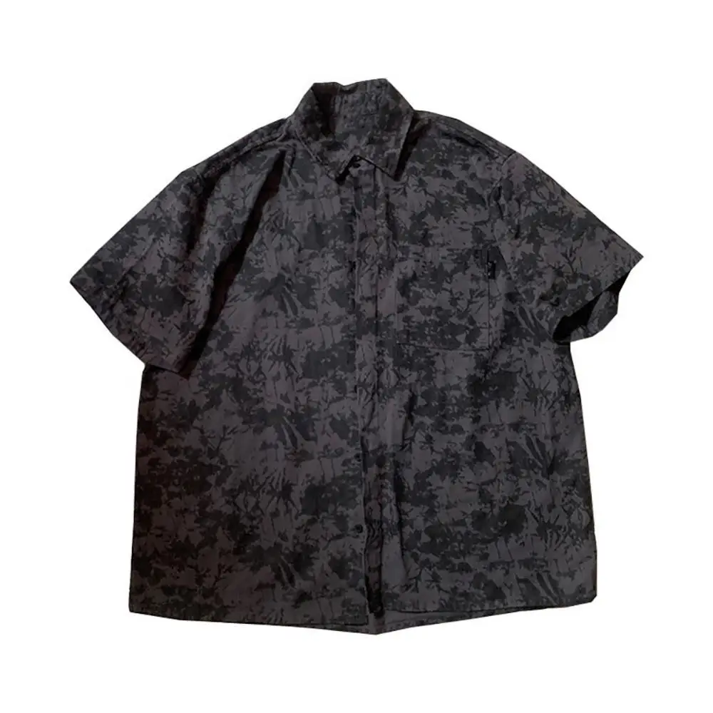 2021 Men Shirts Fashion Tie-dye Short Sleeves Men Shirts Turn-down Collar Plus Size Men Loose Casual Top Blouse Shirts
2021 Men Shirts Fashion Tie-dye Short Sleeves Men Shirts Turn-down Collar Plus Size Men Loose Casual Top Blouse Shirts