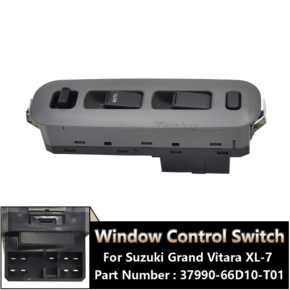 Power Window Switch 37990-66D10-T01 For Suzuki Grand Vitara XL-7 1999-2006 3799066D10T01 37990 66D10 T01 Car Accessories 
Power Window Switch 37990-66D10-T01 For Suzuki Grand Vitara XL-7 1999-2006 3799066D10T01 37990 66D10 T01 Car Accessories