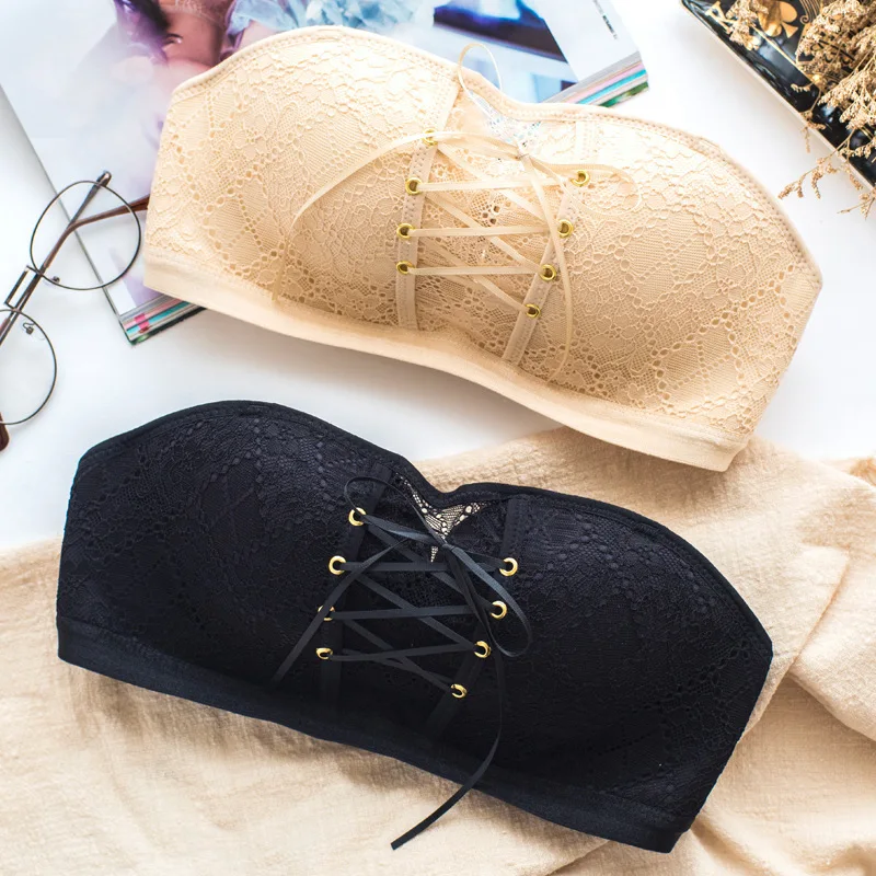 Wasteheart For Women Skin Black Sexy Bralette Push Up Tie Lace Strapless Party Wedding Wireless Invisible Bras Female
Wasteheart For Women Skin Black Sexy Bralette Push Up Tie Lace Strapless Party Wedding Wireless Invisible Bras Female