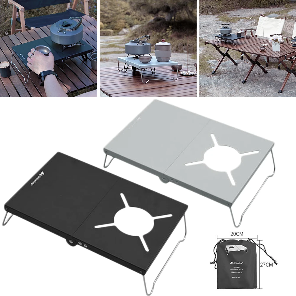 Mini Outdoor Camping Table Heat Shield Gas Stove Stand Foldable Camping Stove Table For SOTO ST-310/ST330/CB-JCB/TRB250 Stoves
Mini Outdoor Camping Table Heat Shield Gas Stove Stand Foldable Camping Stove Table For SOTO ST-310/ST330/CB-JCB/TRB250 Stoves