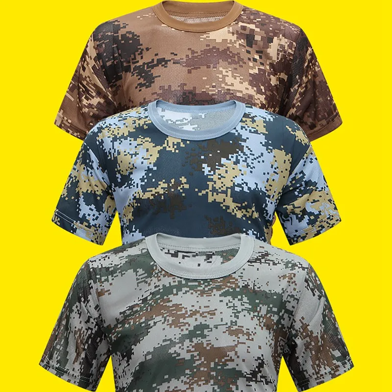 Camouflage Running Sport Short Sleeve T-Shirt Men O Neck Breathable Soft Leisure Riding Walking T Shirt Loose Tee Tops
Camouflage Running Sport Short Sleeve T-Shirt Men O Neck Breathable Soft Leisure Riding Walking T Shirt Loose Tee Tops