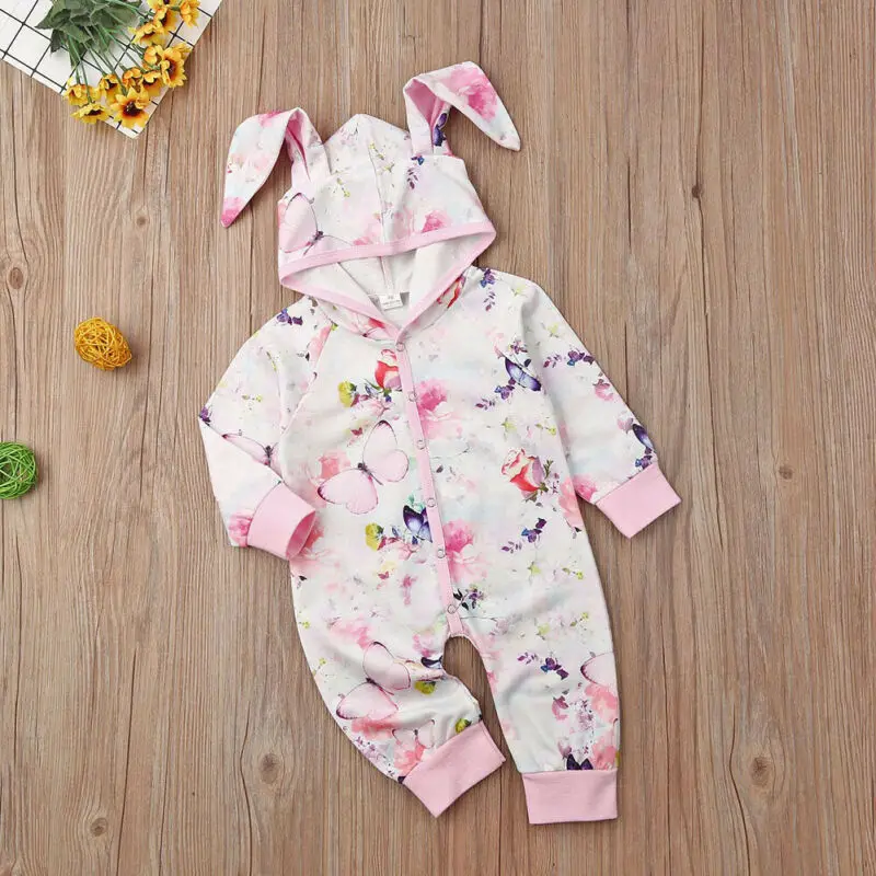 Newborn Kid Baby Girl Rabbit Hat Hooded Long Sleeve Romper Jumpsuit Outfit Clothes 0-18M
Newborn Kid Baby Girl Rabbit Hat Hooded Long Sleeve Romper Jumpsuit Outfit Clothes 0-18M