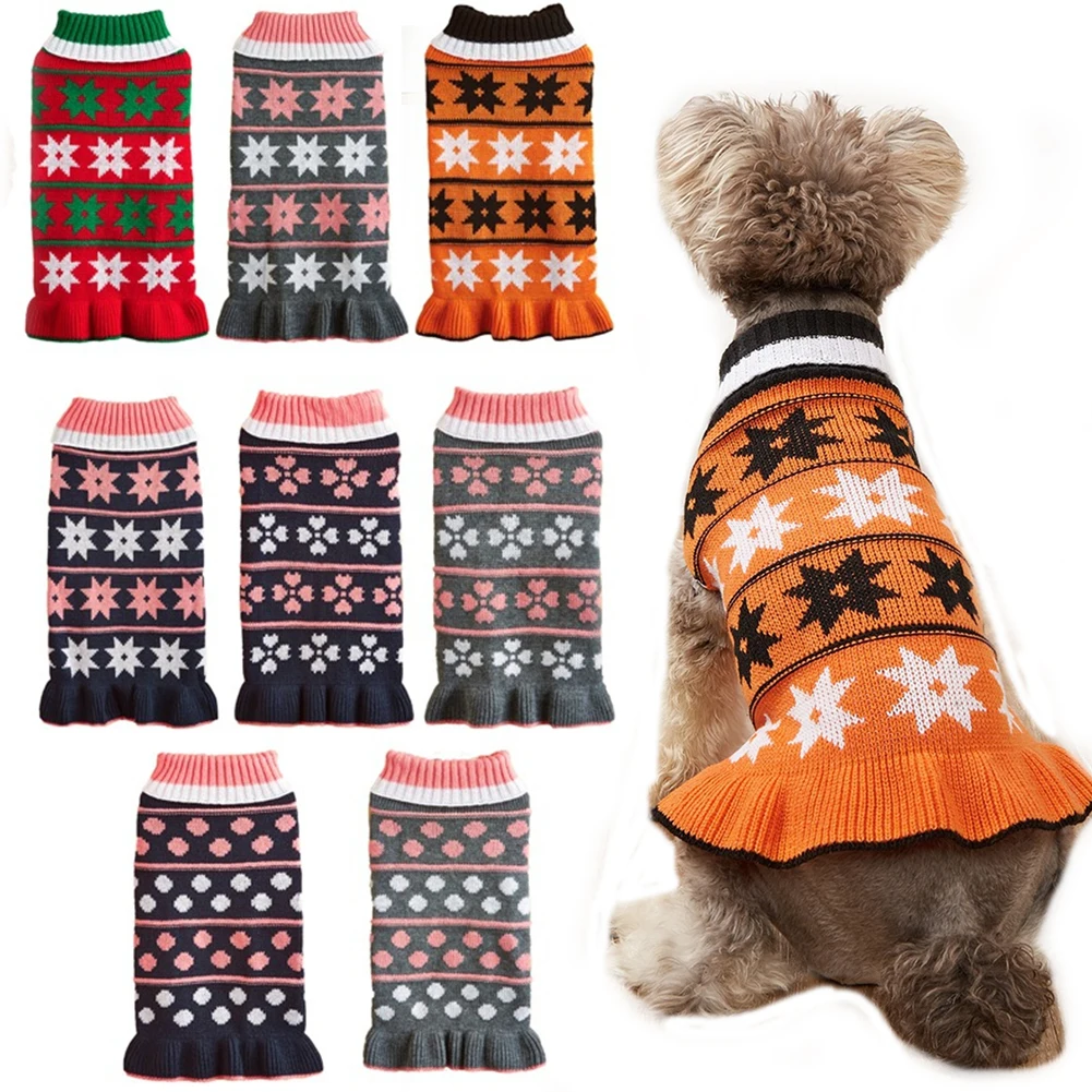 Solid Knitted Dress For Dogs Shirt Knit Dresses Sweater Skirt Spring Girls Dresses Skirt For Sweet Pups Puppy Dog Cat Clothes
Solid Knitted Dress For Dogs Shirt Knit Dresses Sweater Skirt Spring Girls Dresses Skirt For Sweet Pups Puppy Dog Cat Clothes