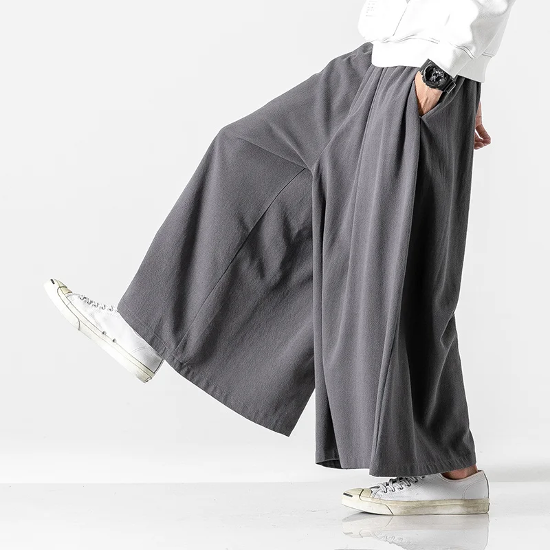 Autumn Men’s Causal Baggy Pants Fashion Solid Color Jogging Pants Men Cotton Loose Traditional Wide Leg Pants Woman
Autumn Men’s Causal Baggy Pants Fashion Solid Color Jogging Pants Men Cotton Loose Traditional Wide Leg Pants Woman