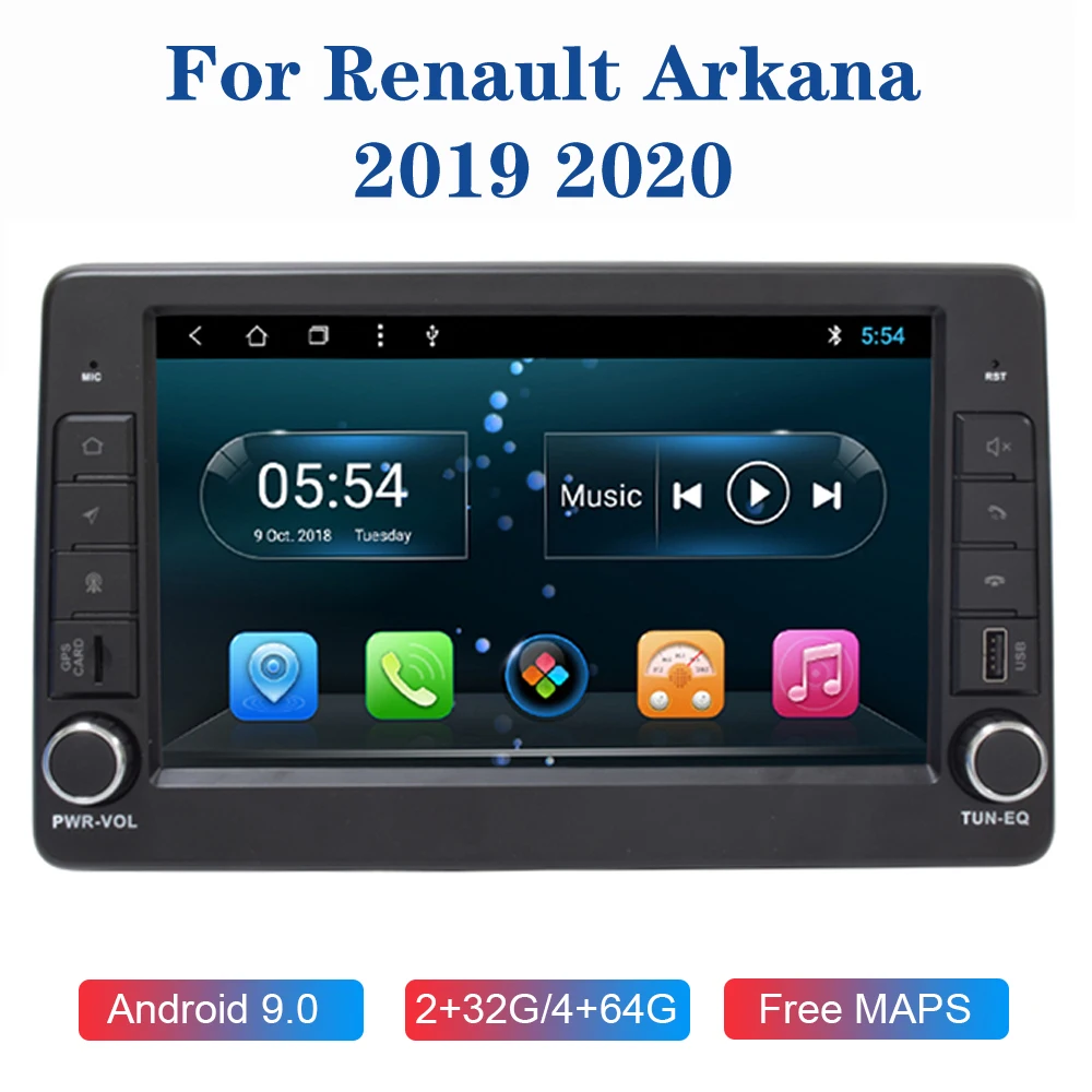 Автомагнитола Andriod 1Din, 4 Гб + 64 ГБ, стереоприемник, мультимедийный плеер для Renault Arkana 2019 2020 с Bluetooth, Wi-Fi, GPS
Автомагнитола Andriod 1Din, 4 Гб + 64 ГБ, стереоприемник, мультимедийный плеер для Renault Arkana 2019 2020 с Bluetooth, Wi-Fi, GPS