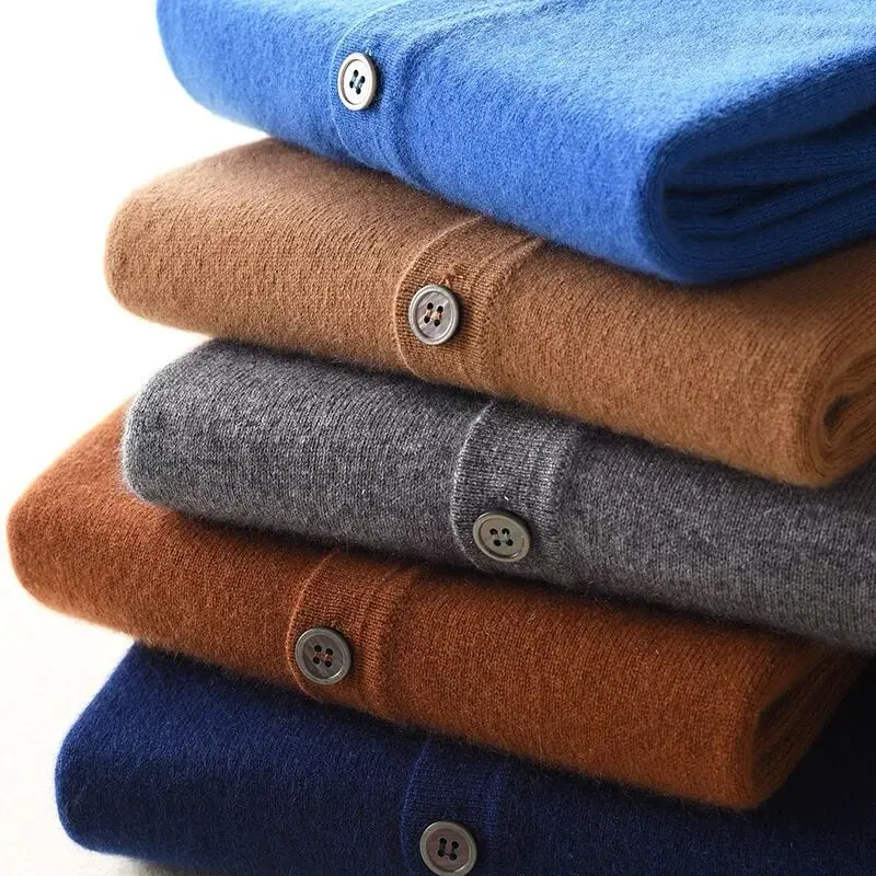 Autumn winter wool cardigan male casual Solid thick cardigan knitted men fashion buttons sweater home clothing men coats
Autumn winter wool cardigan male casual Solid thick cardigan knitted men fashion buttons sweater home clothing men coats
