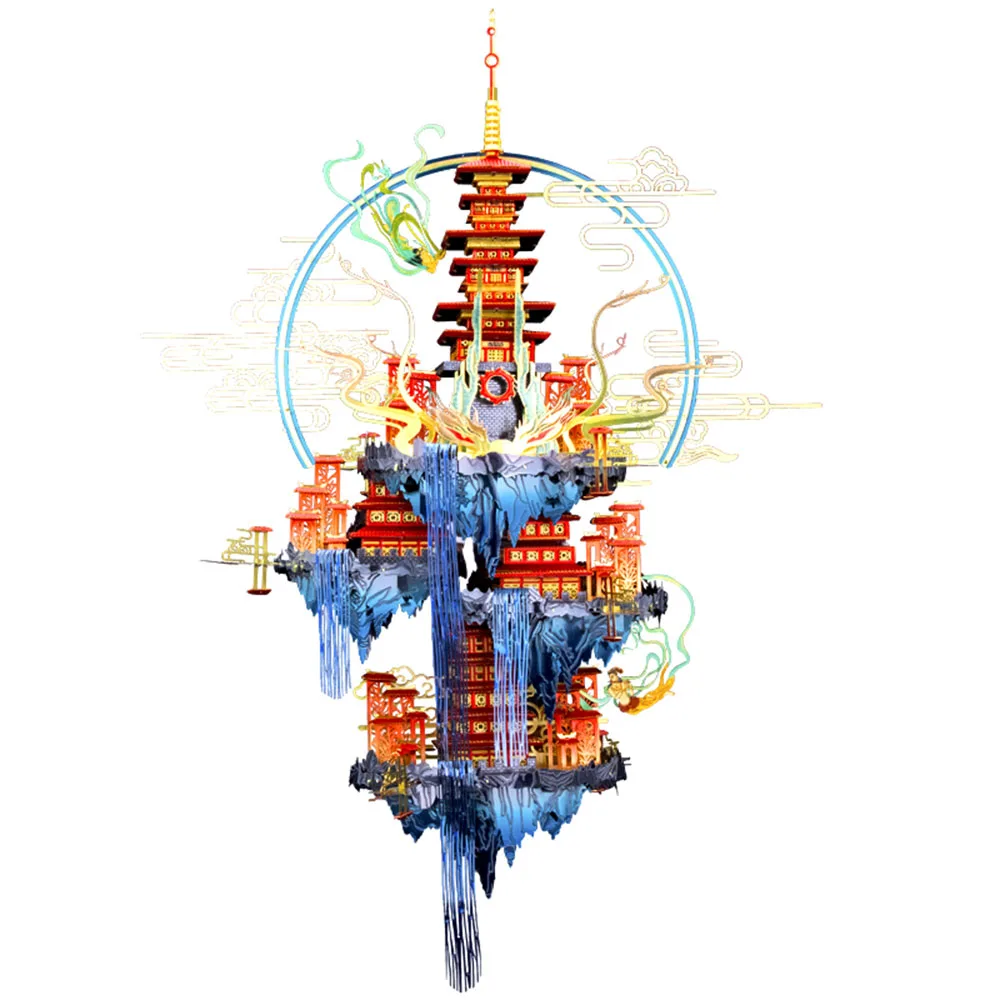 MU Penglai Fairy Island 3D Metal Kits DIY Assemble Puzzle Laser Cut Jigsaw Building Toy YM-N095III-C
MU Penglai Fairy Island 3D Metal Kits DIY Assemble Puzzle Laser Cut Jigsaw Building Toy YM-N095III-C