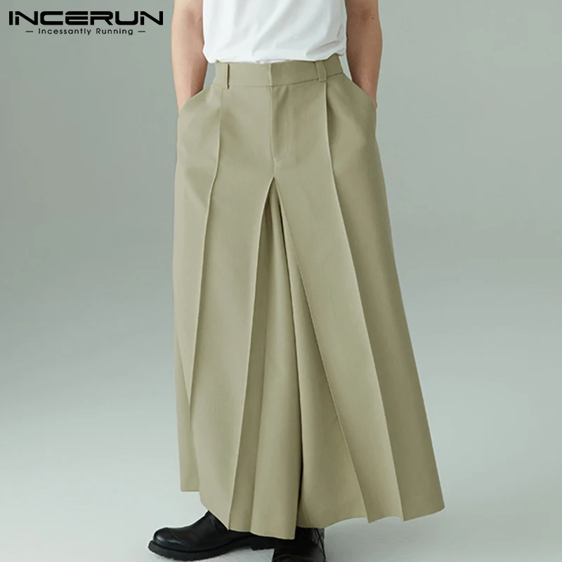 2022 Fashion Men Wide Leg Pants Solid Color Joggers Folds Loose Trousers Men Streetwear Pockets Leisure Pantalon S-5XL INCERUN
2022 Fashion Men Wide Leg Pants Solid Color Joggers Folds Loose Trousers Men Streetwear Pockets Leisure Pantalon S-5XL INCERUN