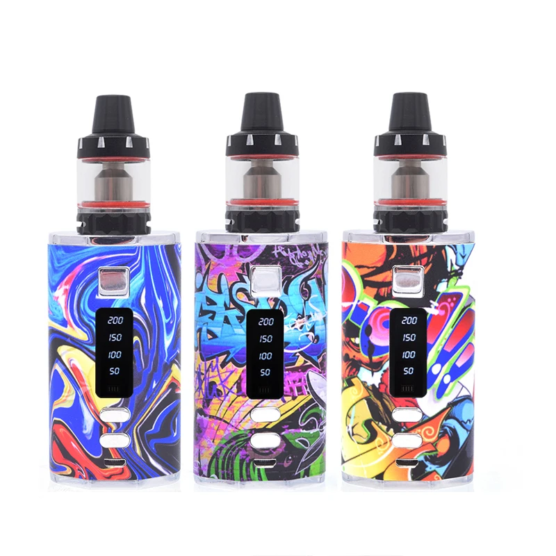 E Cigarette 200W Box Mod Kit Dual 18650 4400mah battery LED/OLED Screen Adjustable Variable Voltage Vape Kits Vape Vaporizer
E Cigarette 200W Box Mod Kit Dual 18650 4400mah battery LED/OLED Screen Adjustable Variable Voltage Vape Kits Vape Vaporizer