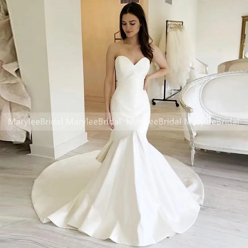 Robe Princesse Mariage Милое Свадебное платье русалки на заказ 2020 Новые прозрачные