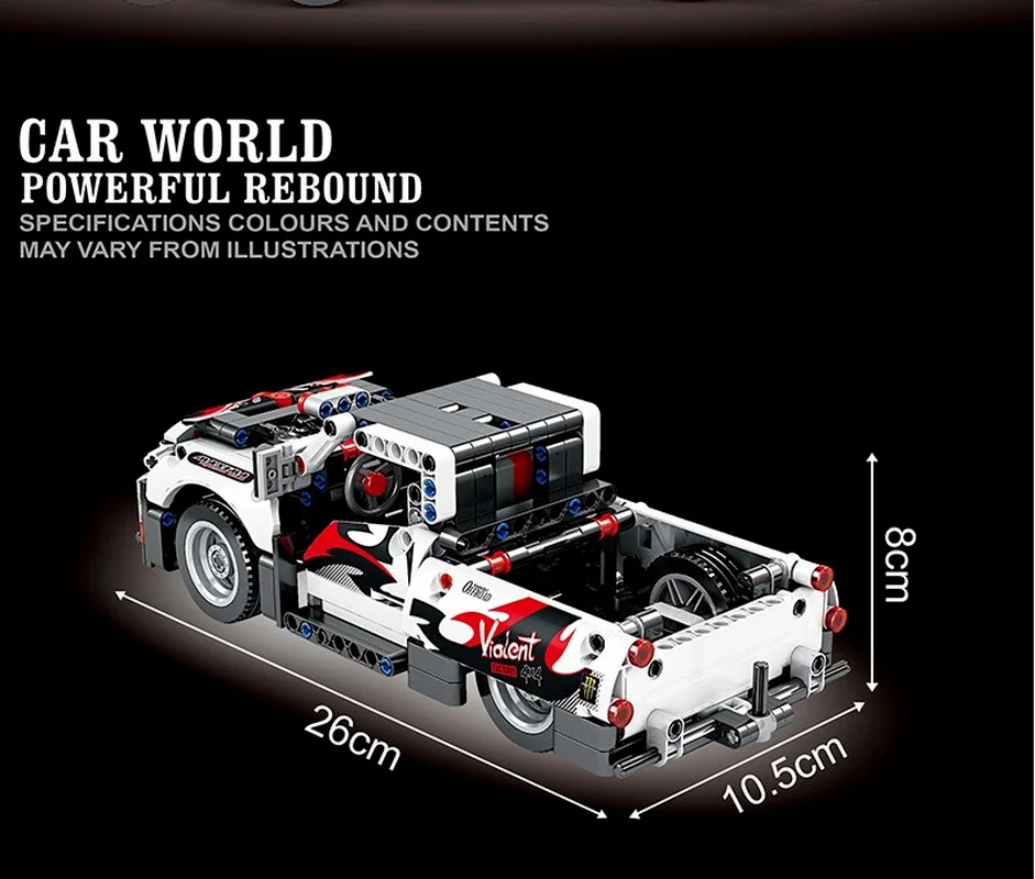White pickup T3002 technical parts 452 Pces small particle assembly building block model, car decoration building block 
White pickup T3002 technical parts 452 Pces small particle assembly building block model, car decoration building block