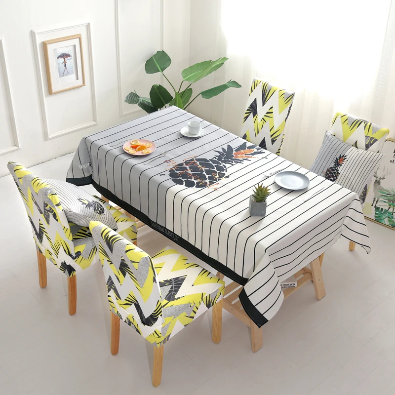 New Rectangular Linen Table Cloth With Chair Cover Set Tablecloth Cotton Dining Table Covers Set Kitchen Decorative
New Rectangular Linen Table Cloth With Chair Cover Set Tablecloth Cotton Dining Table Covers Set Kitchen Decorative