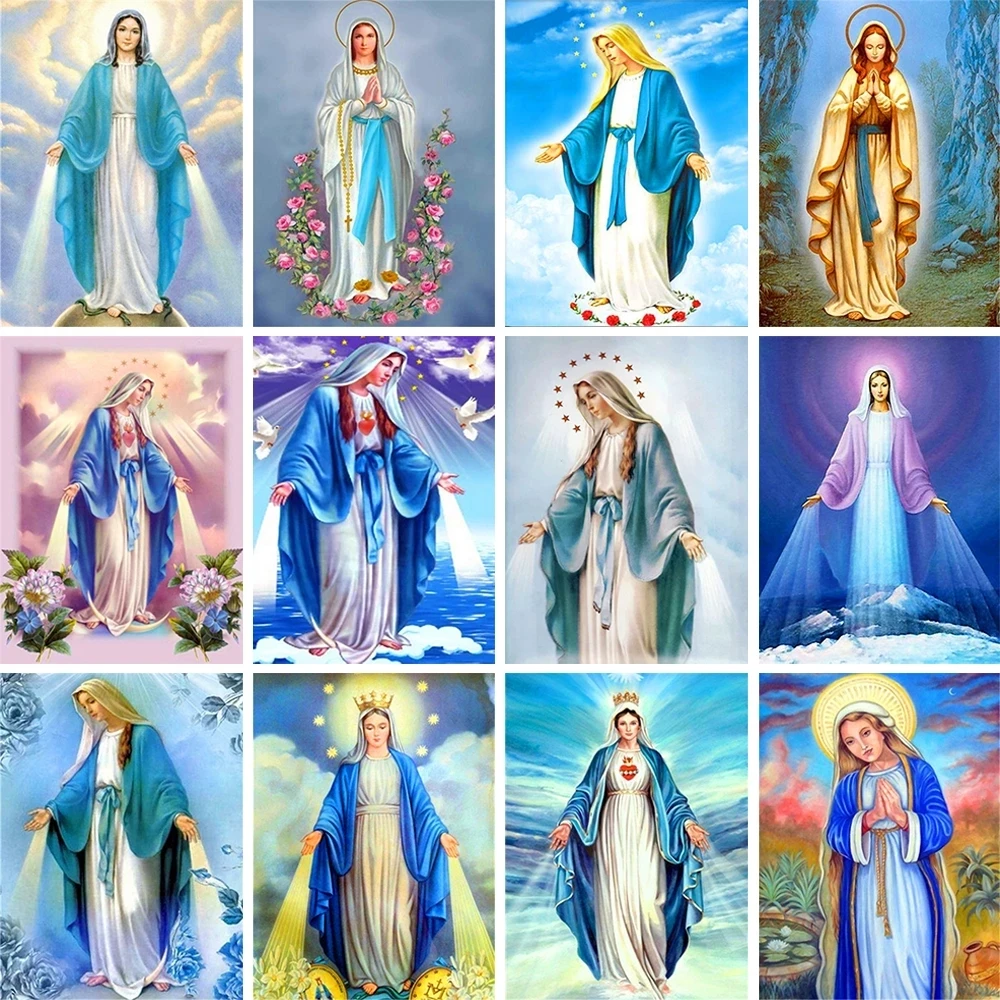 5D Diamond Painting Virgin Mary Diamond Embroidery Cross Stitch Kits Religion Picture of Rhinestones Mosaic Art Craft Home Decor
5D Diamond Painting Virgin Mary Diamond Embroidery Cross Stitch Kits Religion Picture of Rhinestones Mosaic Art Craft Home Decor