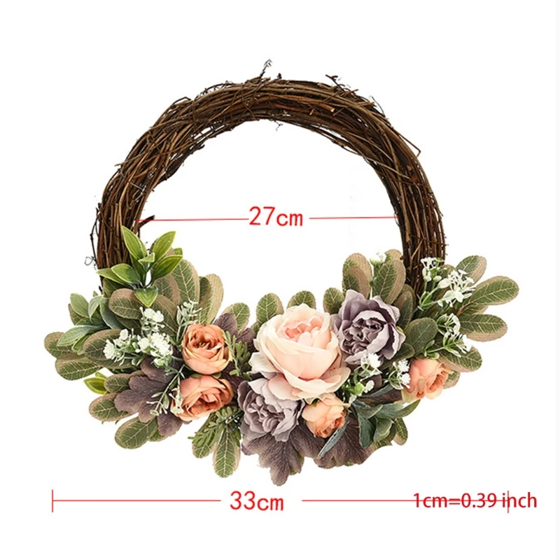 Artificial Flower Eucalyptus Wreath Half Coverage Front Door Hanging Garland for Wall Window Christmas Wedding Decor
Artificial Flower Eucalyptus Wreath Half Coverage Front Door Hanging Garland for Wall Window Christmas Wedding Decor