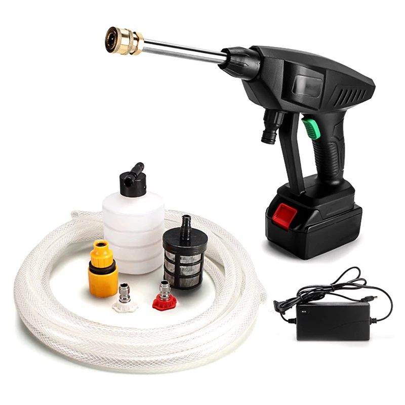 Беспроводной водяной пистолет высокого давления для автомойки, портативный генератор пены высокого давления с батареей Makita
Беспроводной водяной пистолет высокого давления для автомойки, портативный генератор пены высокого давления с батареей Makita