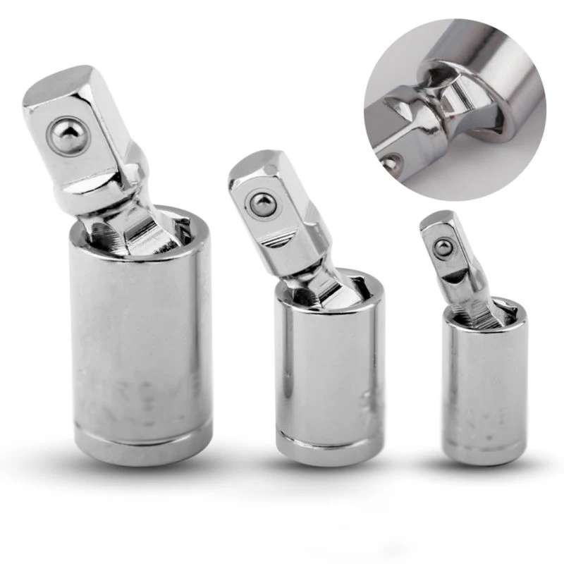 1/4" 3/8" 1/2" Universal Joint Set Ratchet Angle Extension Bar Socket Adapter Manual And Pneumatic Bendable Adapter Socket Tools
1/4" 3/8" 1/2" Universal Joint Set Ratchet Angle Extension Bar Socket Adapter Manual And Pneumatic Bendable Adapter Socket Tools