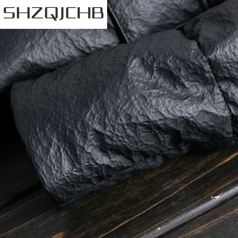 JCHB 2021 Genuine Leather Long Jacket Men Winter Warm White Duck Down Coat Casual Streetwear Cold Jackets Mens Sheepskin Hooded
JCHB 2021 Genuine Leather Long Jacket Men Winter Warm White Duck Down Coat Casual Streetwear Cold Jackets Mens Sheepskin Hooded