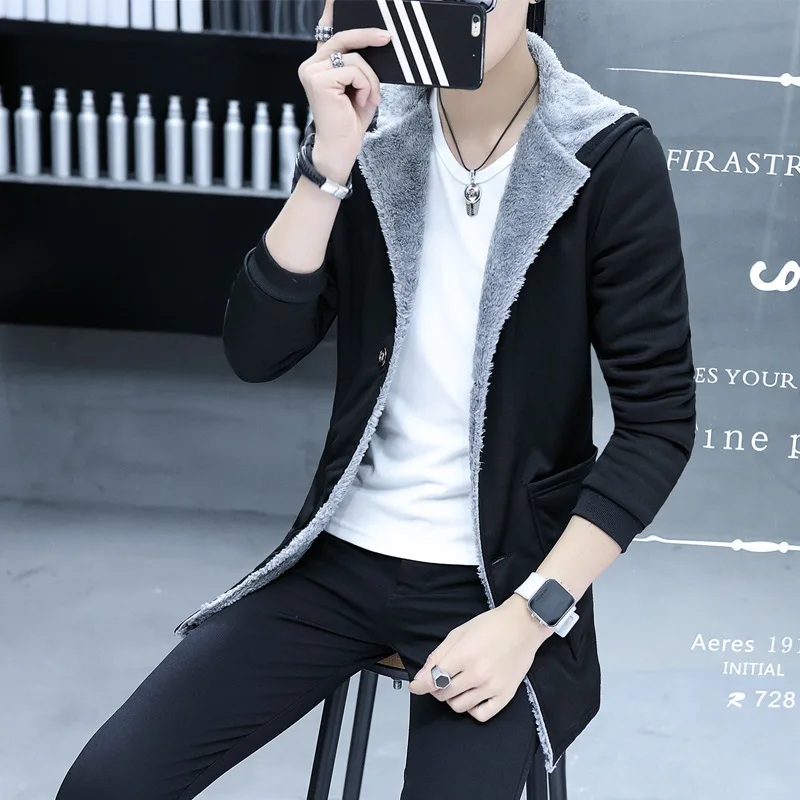 Add more wool dust coat in the men's long hooded cotton-padded clothes man male male plus-size coat leisure coat
Add more wool dust coat in the men's long hooded cotton-padded clothes man male male plus-size coat leisure coat