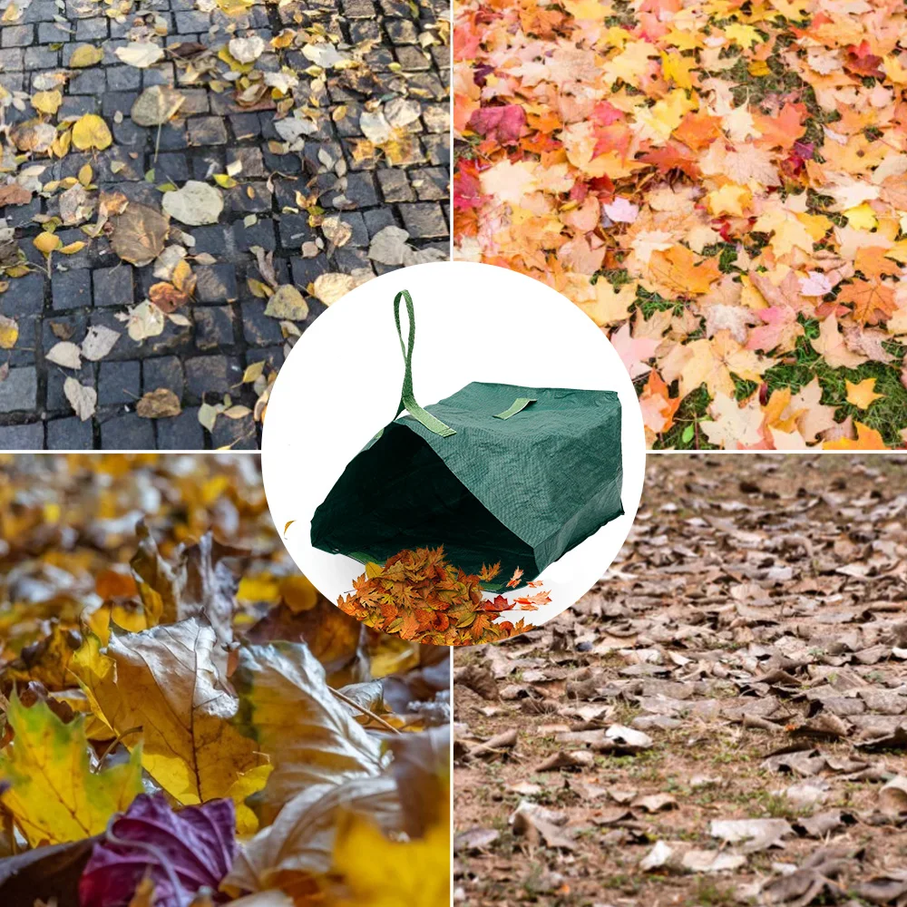 53 Gallons Reusable Large Capacity Garden Waste Bag Heavy Duty Leaf Sack Trash Can Foldable Garden Garbage Waste Container
53 Gallons Reusable Large Capacity Garden Waste Bag Heavy Duty Leaf Sack Trash Can Foldable Garden Garbage Waste Container