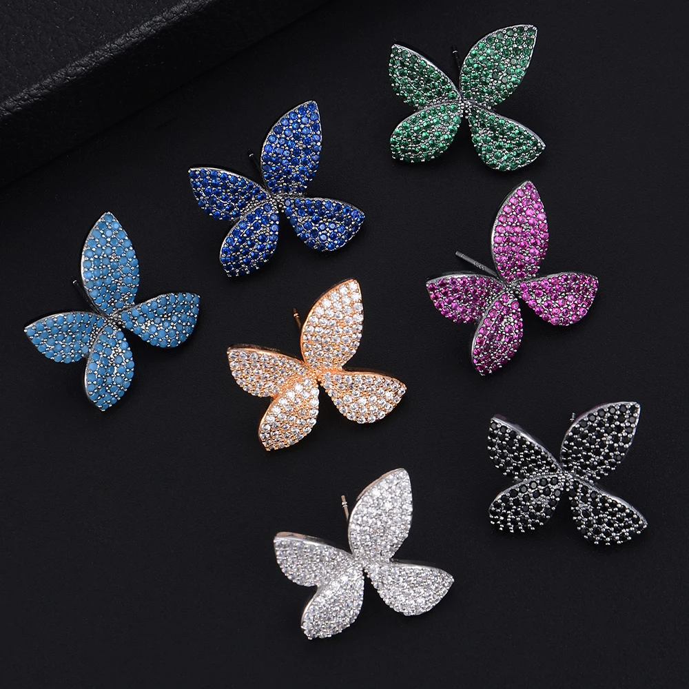 LARRAURI Fashion Jewelry Trendy Flower Leaves Cubic Zirconia Stud Earrings Big Statement Women Girls Earrings Accessories
LARRAURI Fashion Jewelry Trendy Flower Leaves Cubic Zirconia Stud Earrings Big Statement Women Girls Earrings Accessories