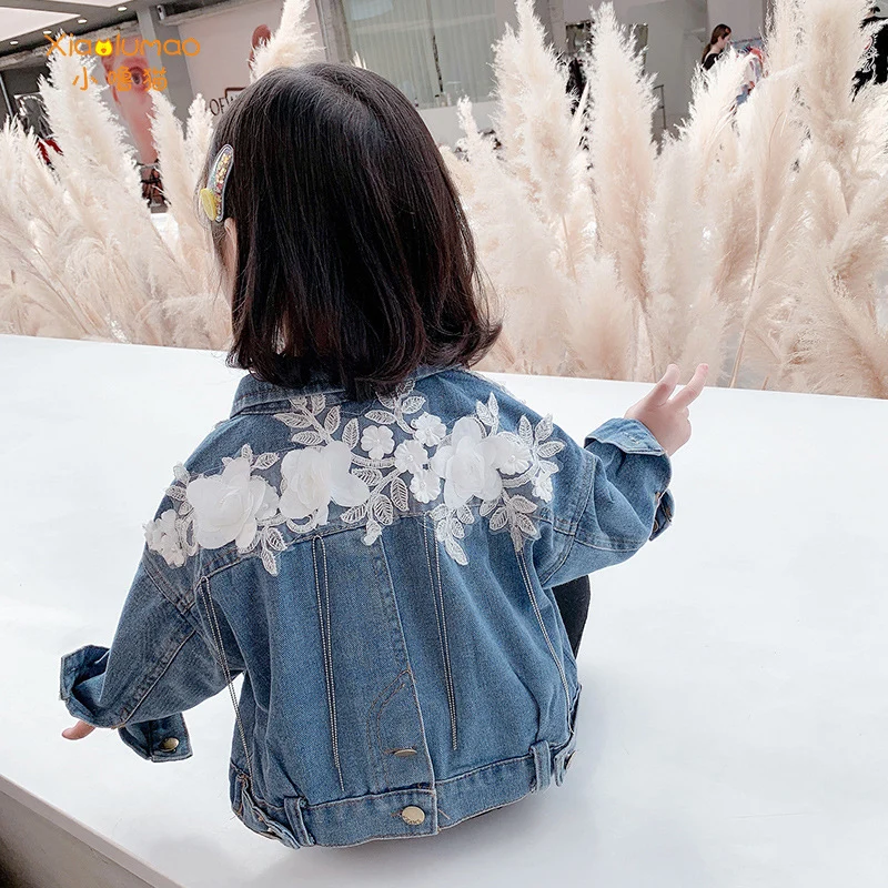 Baby jeans jacket children's jackets autumn winter embroidery print hooded streetwear denim jacket girl 3-8Y Child coat
Baby jeans jacket children's jackets autumn winter embroidery print hooded streetwear denim jacket girl 3-8Y Child coat