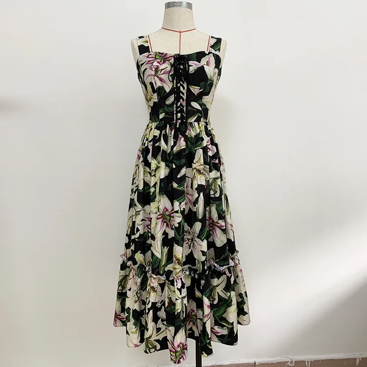 2021 Shows An Aristocratic Temperament Leisure Wind Printed Lily Posed Dress Harness
2021 Shows An Aristocratic Temperament Leisure Wind Printed Lily Posed Dress Harness