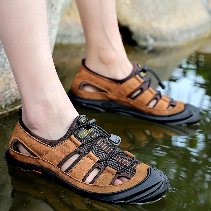 Sandalias Hombre Verano Men Summer Footwear Breathable Running Shoe Zapatillas Verano Flip Flops Mens Slippers Shoes Man 2020
Sandalias Hombre Verano Men Summer Footwear Breathable Running Shoe Zapatillas Verano Flip Flops Mens Slippers Shoes Man 2020