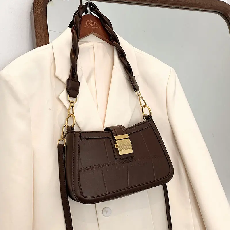 Shoulder Bag Female Backpack Handbag Underarm Crossbody Bag Women Luxury Fashion 2021 PU Leather Simple All-match Stone Pattern
Shoulder Bag Female Backpack Handbag Underarm Crossbody Bag Women Luxury Fashion 2021 PU Leather Simple All-match Stone Pattern