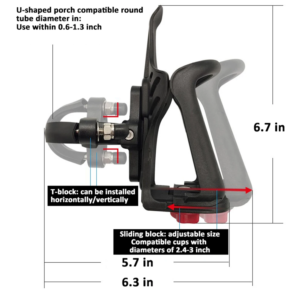 1pc Motorcycle Bicycle Cup Holder Beverage Water Bottle Drink Cup Adjustable Holder Bike Motorcycle Accessories
1pc Motorcycle Bicycle Cup Holder Beverage Water Bottle Drink Cup Adjustable Holder Bike Motorcycle Accessories