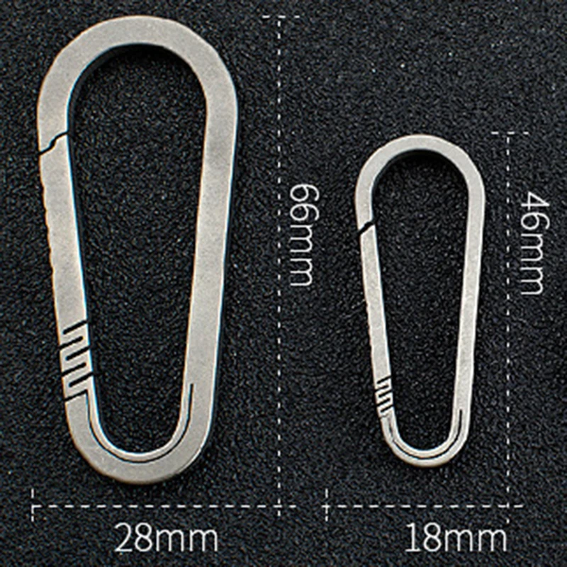 Lightweight Titanium Alloy Carabiner Keychain Backpack Hanging Buckle Outdoor Camping Clips Multi Tool Climbing Accessory
Lightweight Titanium Alloy Carabiner Keychain Backpack Hanging Buckle Outdoor Camping Clips Multi Tool Climbing Accessory