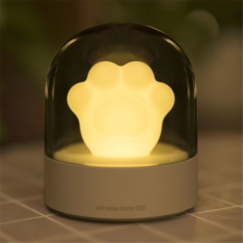 Cartoon Cat Claw Atmosphere Light LED Table Lamp USB Charging Night Light With Music Box For kids Room Decoration Christmas Gift
Cartoon Cat Claw Atmosphere Light LED Table Lamp USB Charging Night Light With Music Box For kids Room Decoration Christmas Gift