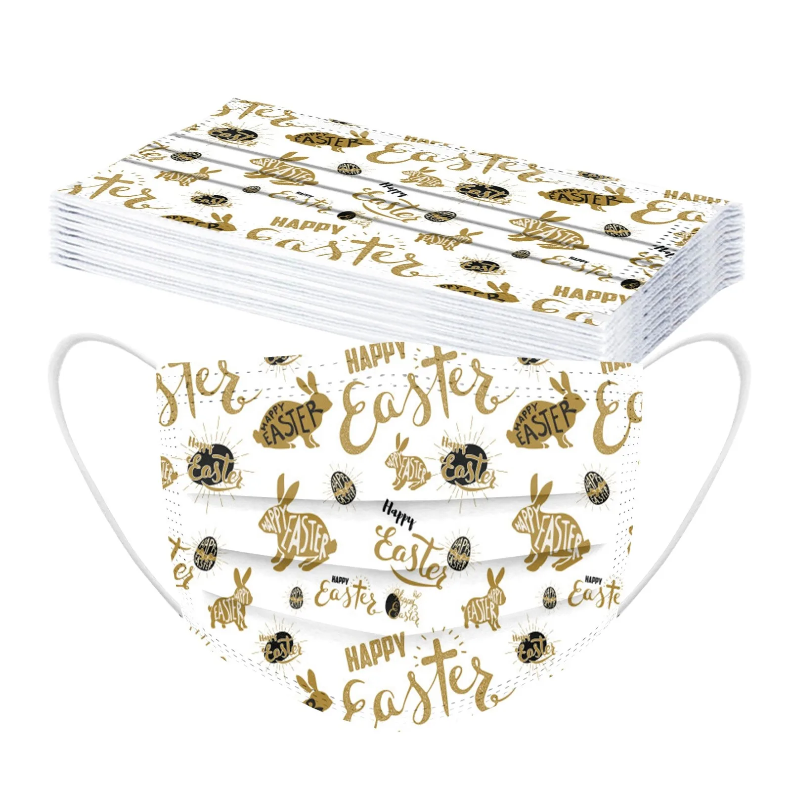 10PCS Children's Happy Easter Protection 3 Layer Cartoon Printed Disposable Face Mask Outdoor spitting Face Mouth Cover
10PCS Children's Happy Easter Protection 3 Layer Cartoon Printed Disposable Face Mask Outdoor spitting Face Mouth Cover