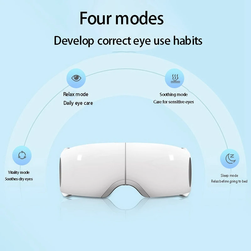 Массажер для глаз 4D смарт подушка безопасности вибрации инструмент ухода за