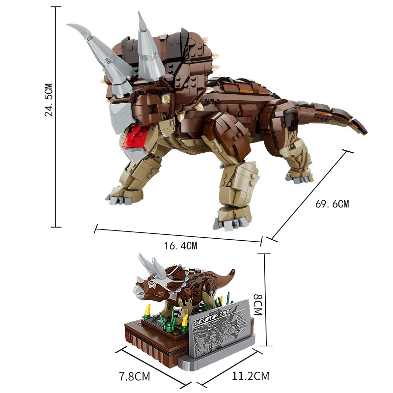 Jurassic Triceratops Dinosaur Model Bricks Dragon Building Blocks Toys for Children Boy Kids Gifts 2205Pcs
Jurassic Triceratops Dinosaur Model Bricks Dragon Building Blocks Toys for Children Boy Kids Gifts 2205Pcs
