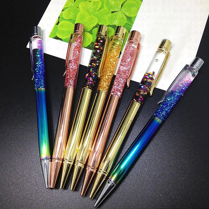 Crystal Pen Diamond Ballpoint Pens Stationery Pen Oily Lovely Multi-color Metal Pen Diamond Ballpoint Pens Writing Tools
Crystal Pen Diamond Ballpoint Pens Stationery Pen Oily Lovely Multi-color Metal Pen Diamond Ballpoint Pens Writing Tools
